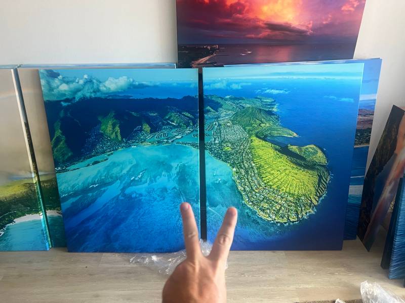 48x72 INCH CANVAS DISPLAY OF PORTLOCK
