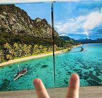 48x72 INCH CANVAS DISPLAYS OF HAWAII KAI / WAIMANALO